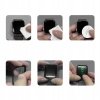 Szkło hybrydowe Tech-Protect Glass Flex+ (2-Pack) do Huawei Watch GT Runner 2 – Czarne (Black)
